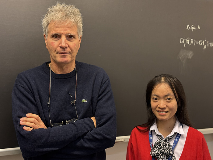 Giovanni Bellettini (left) and Nguyen Thi Vân Anh