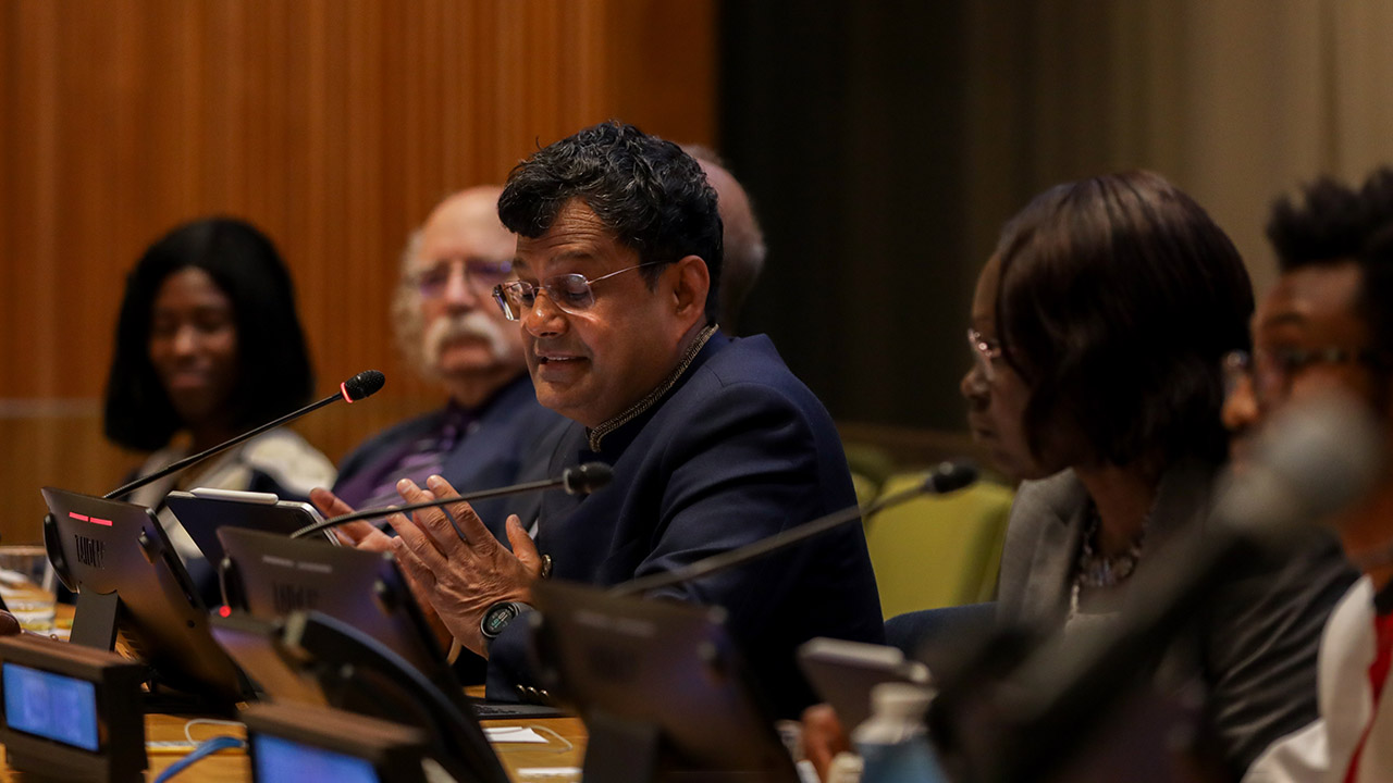 Panel Discussion at UN event
