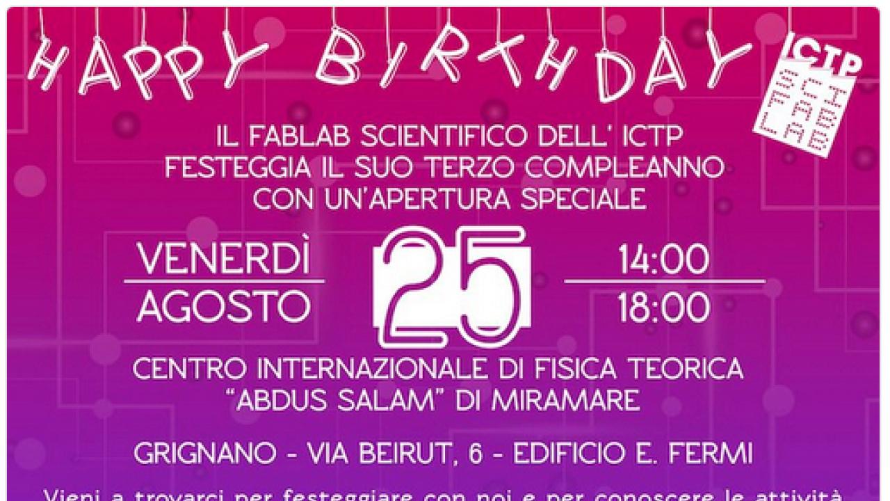 Happy Birthday SciFabLab!