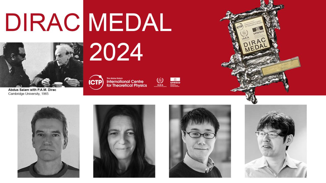 ICTP Announces 2024 Dirac Medallists