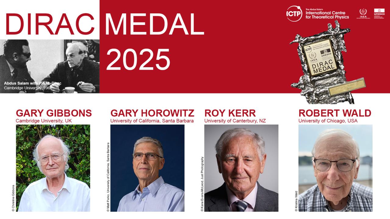 2025 ICTP Dirac Medal Goes to Gravity Explorers