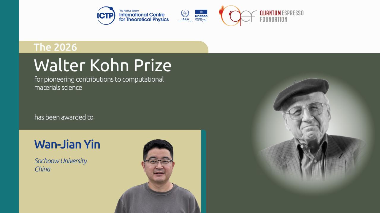Walter Kohn Prize Announced