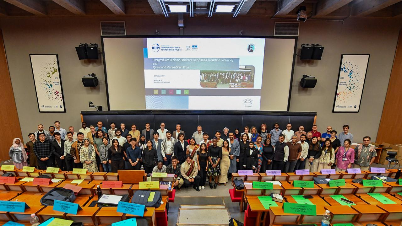 Graduation Day for ICTP Diploma Students    