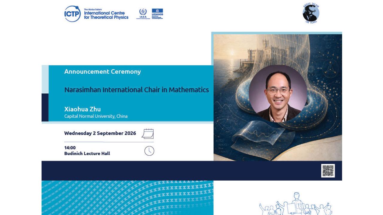 ICTP Announces New International Mathematics Chair    