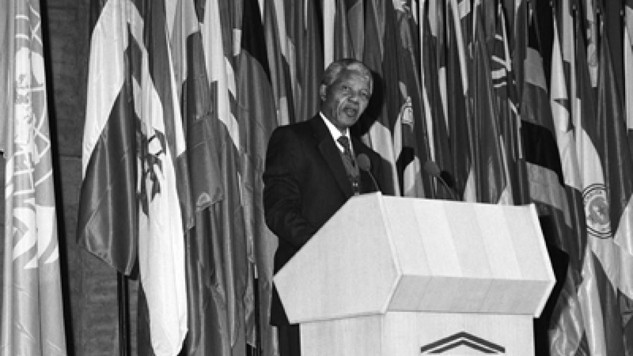 ICTP Mourns Death of Nelson Mandela