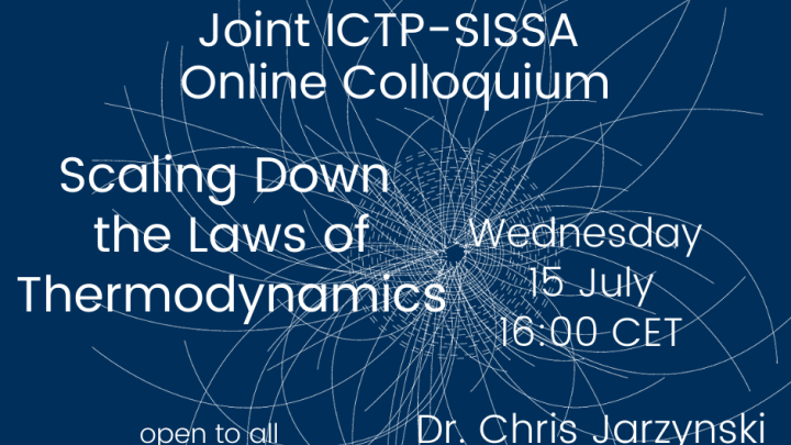 ICTP-SISSA Online Colloquium July 15