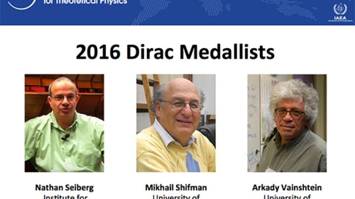 2016 Dirac Medallists Honored