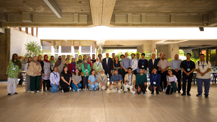 Arab Fund Visit to ICTP group photo