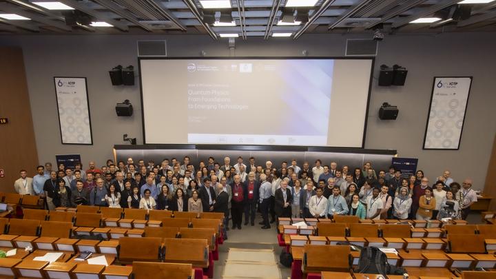 Group photo, ICTP-Lincei Conference for IYQ 2025