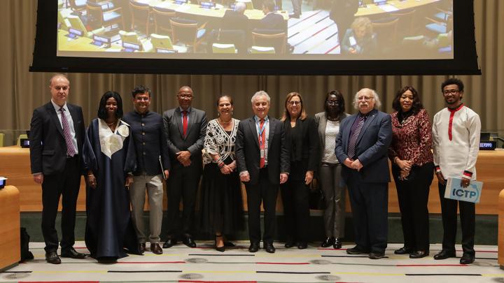 Group photo, UN event, 9 May 2025