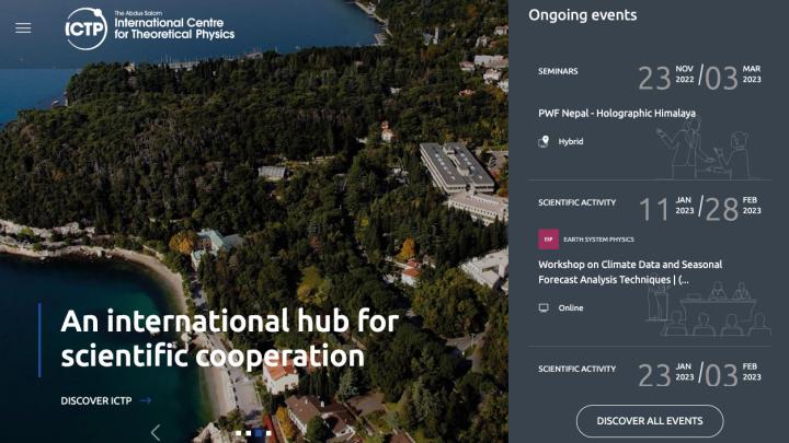 ICTP science portal