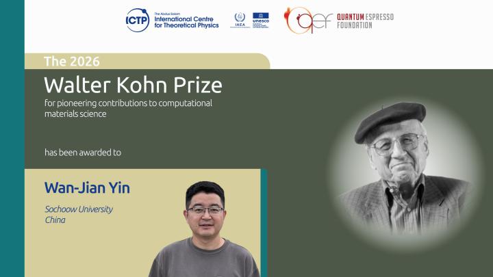 2026 Walter Kohn Prize
