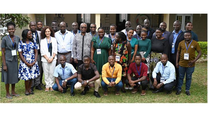 Group at PWF activity in Uganda
