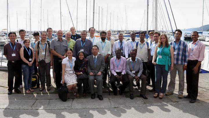 Students and lecturers from the school