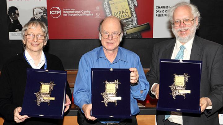 From left: David Deutsch, Charles Bennett and Peter Shor From left: David Deutsch, Charles Bennett and Peter Shor